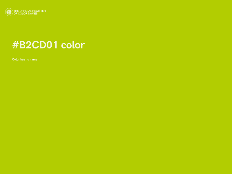 #B2CD01 color image