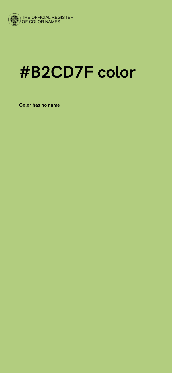 #B2CD7F color image