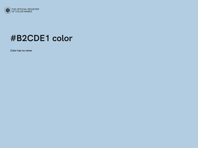 #B2CDE1 color image