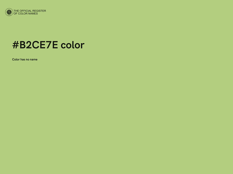 #B2CE7E color image