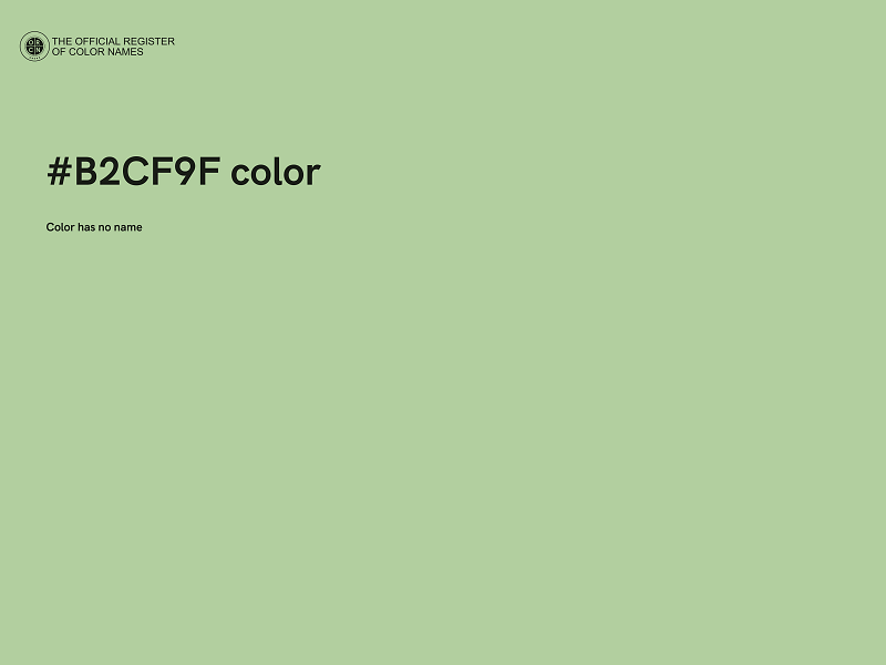 #B2CF9F color image