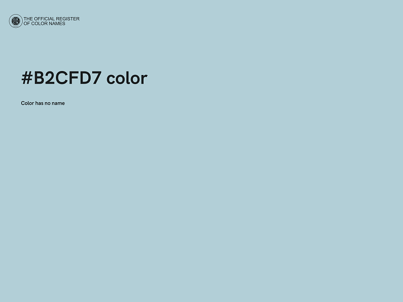 #B2CFD7 color image