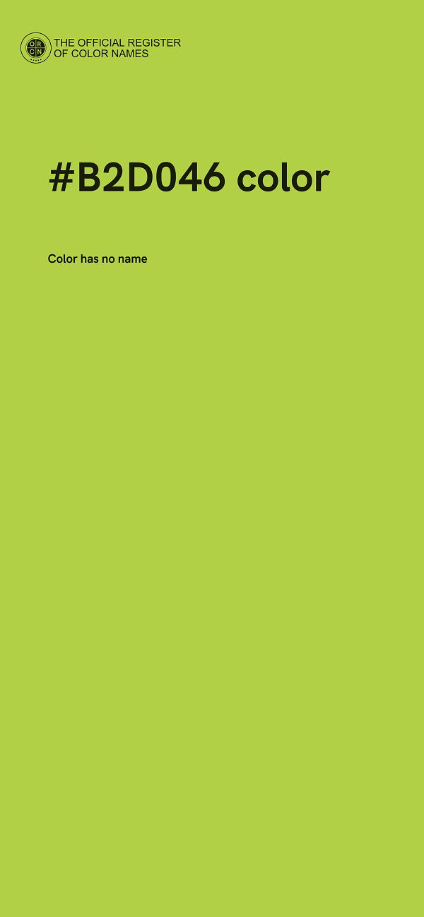 #B2D046 color image