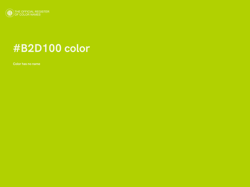 #B2D100 color image