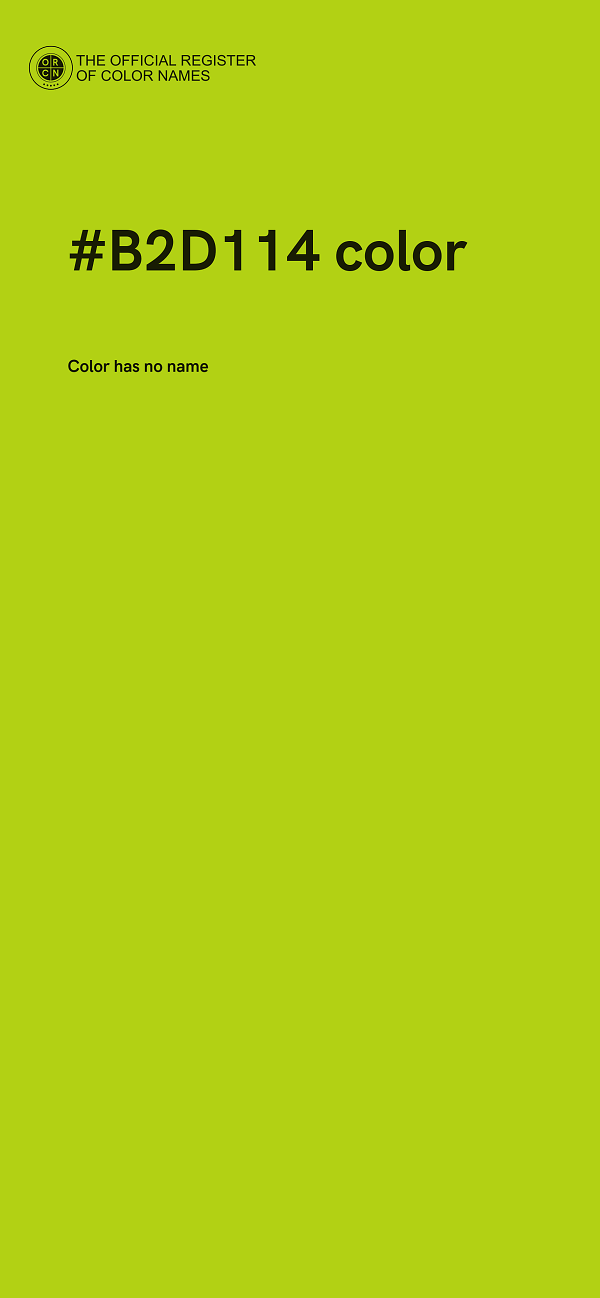 #B2D114 color image