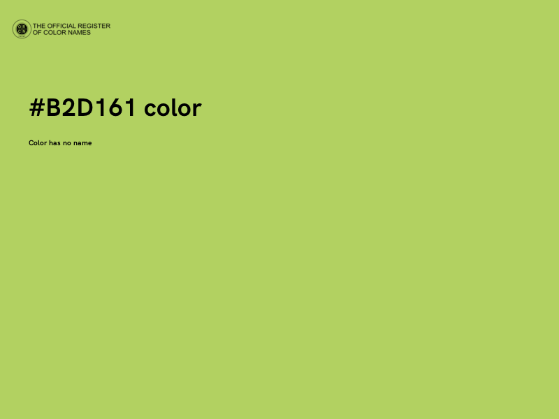 #B2D161 color image