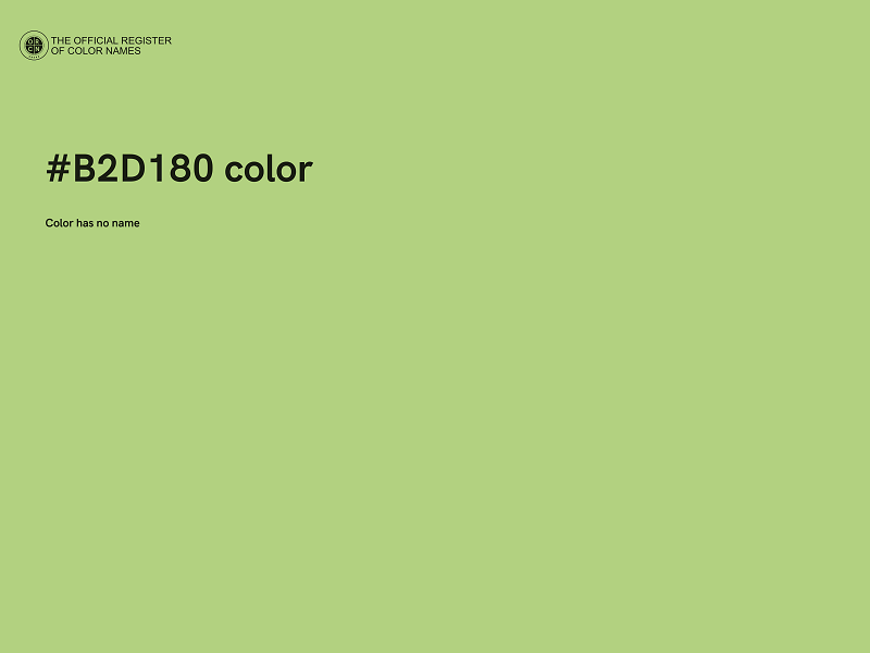 #B2D180 color image