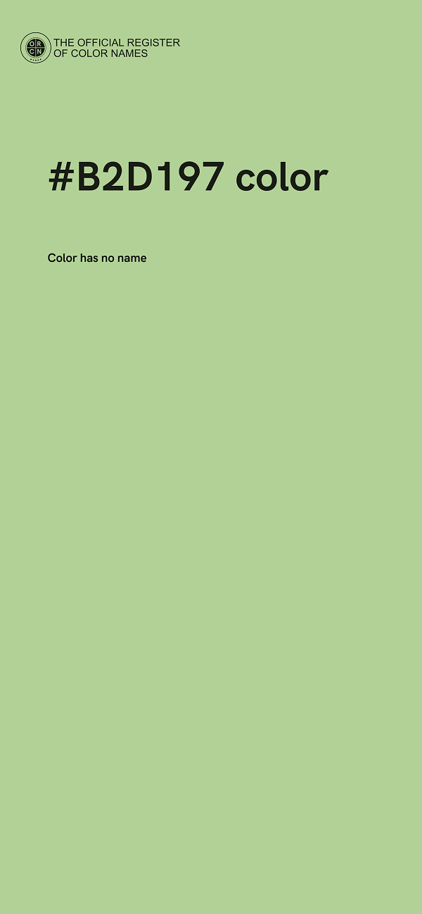 #B2D197 color image
