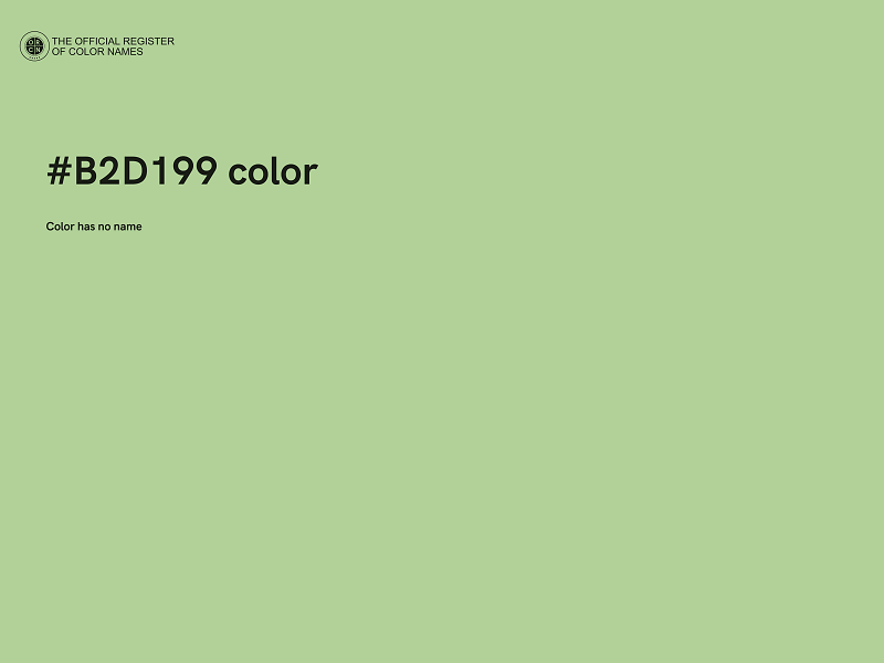 #B2D199 color image