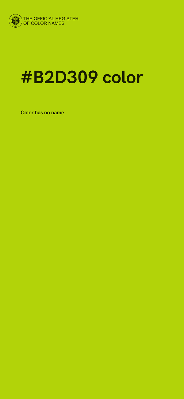 #B2D309 color image