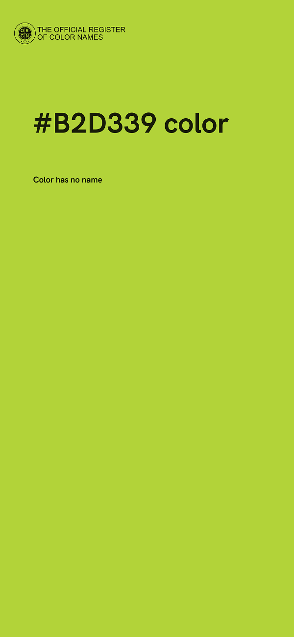 #B2D339 color image