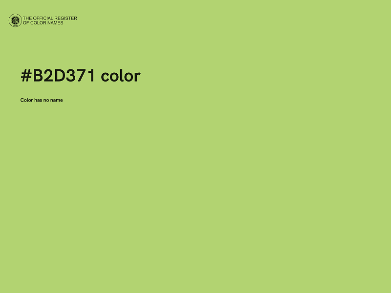 #B2D371 color image