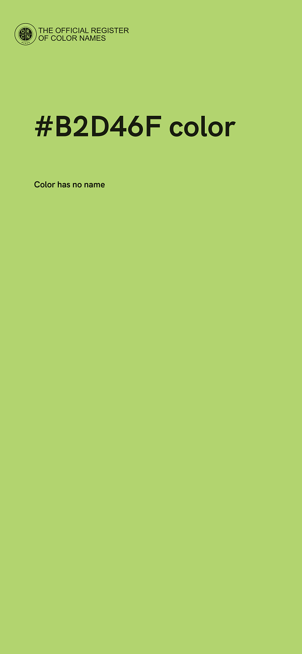 #B2D46F color image