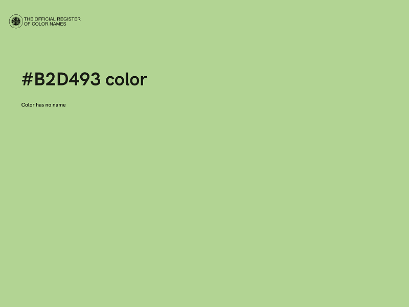 #B2D493 color image