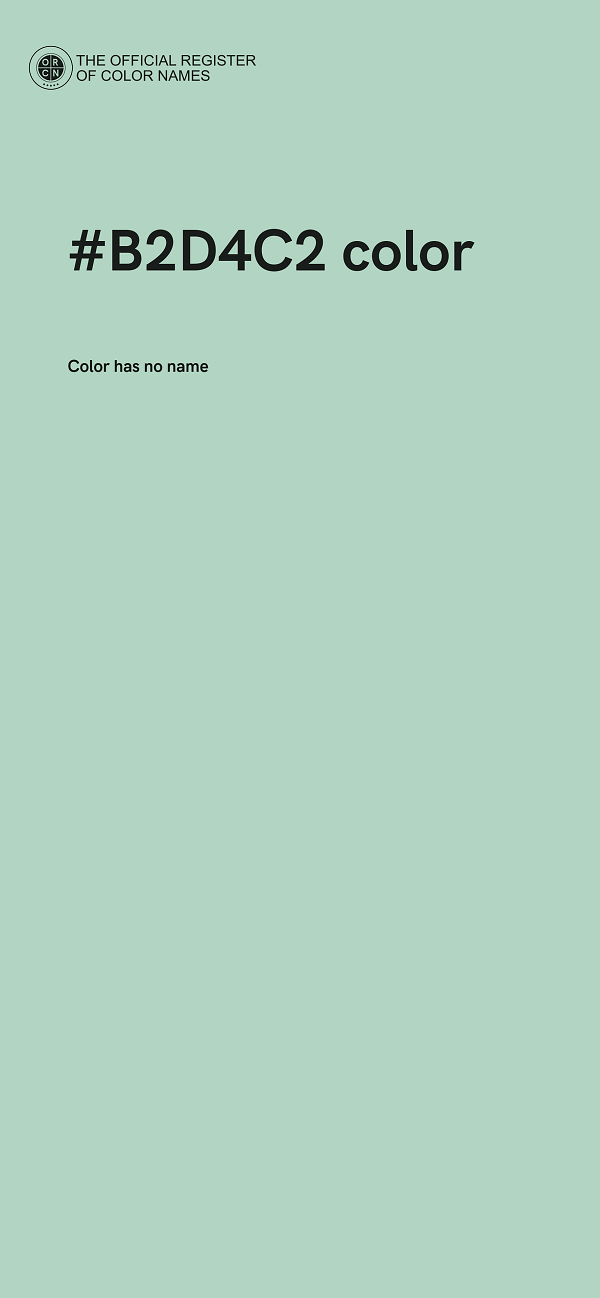 #B2D4C2 color image