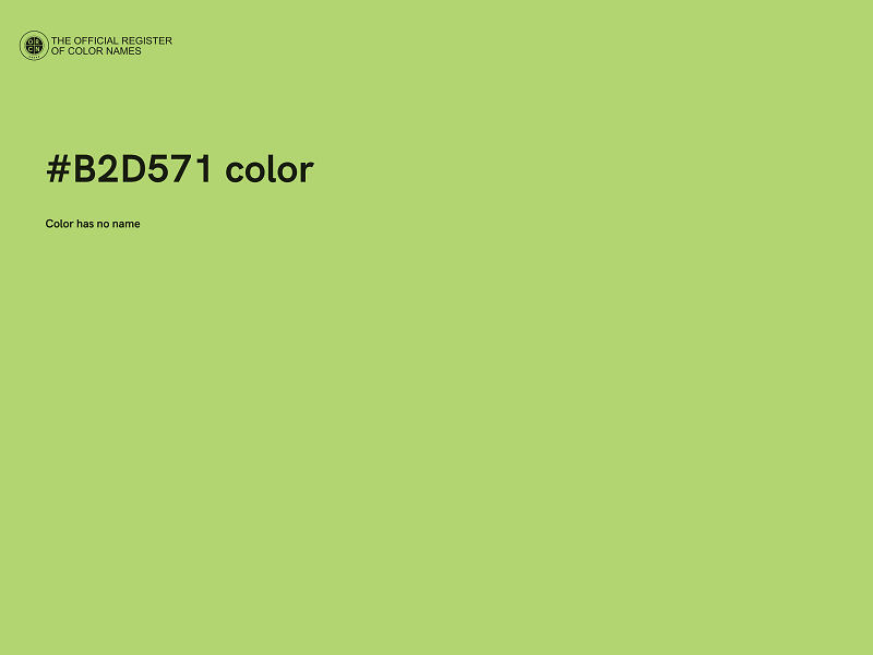 #B2D571 color image