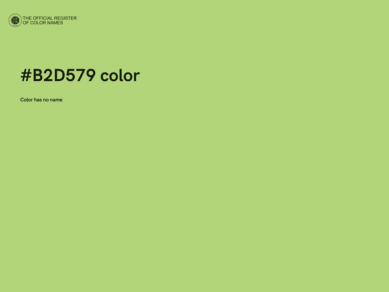 #B2D579 color image