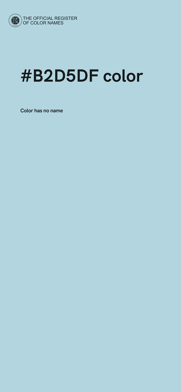 #B2D5DF color image