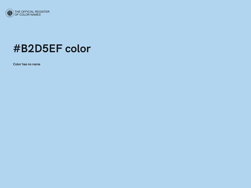 #B2D5EF color image
