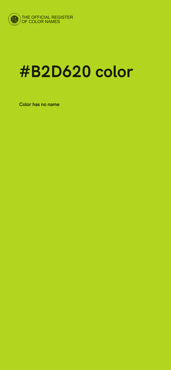 #B2D620 color image