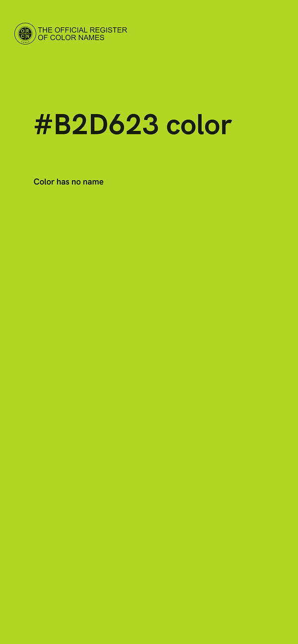 #B2D623 color image