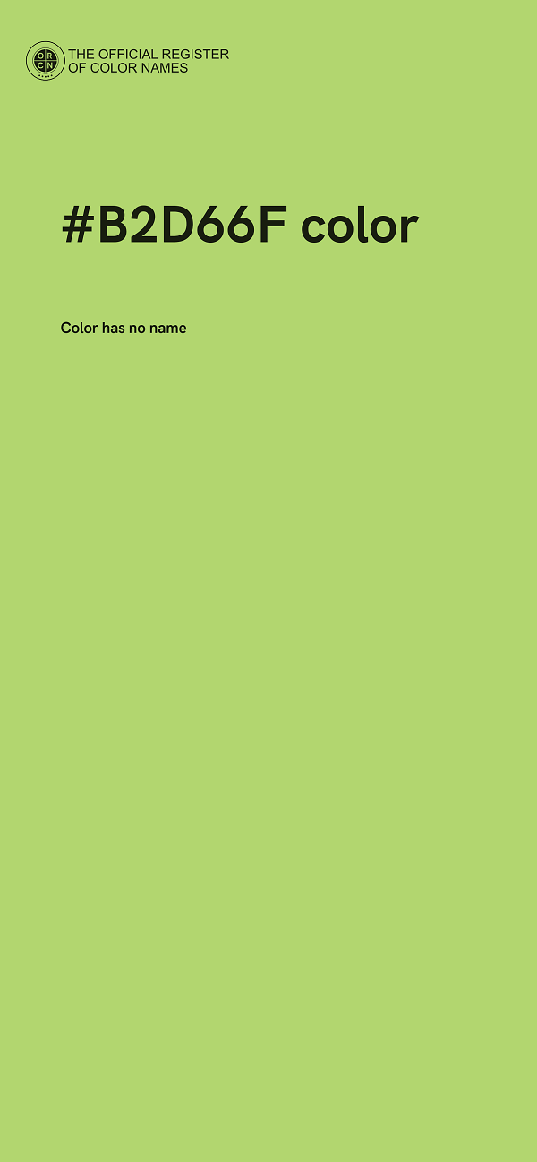 #B2D66F color image