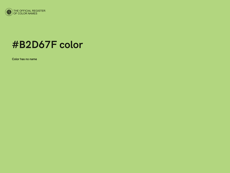 #B2D67F color image