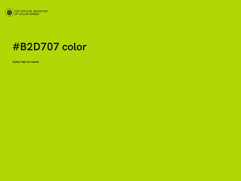 #B2D707 color image