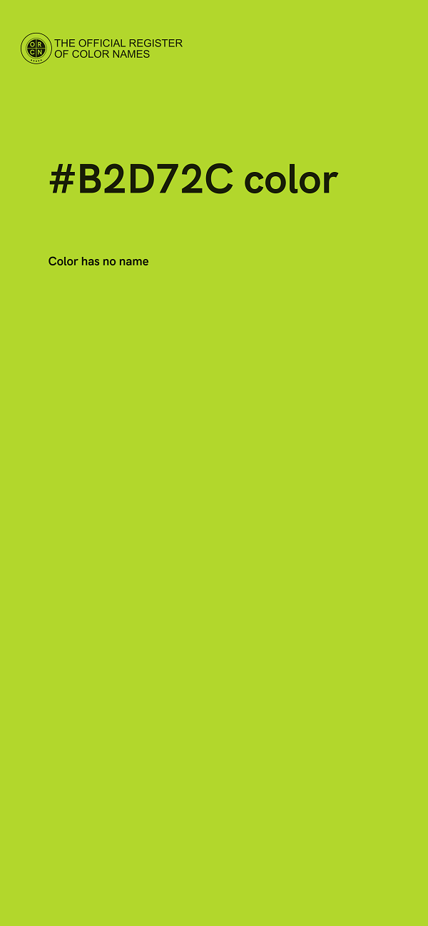 #B2D72C color image