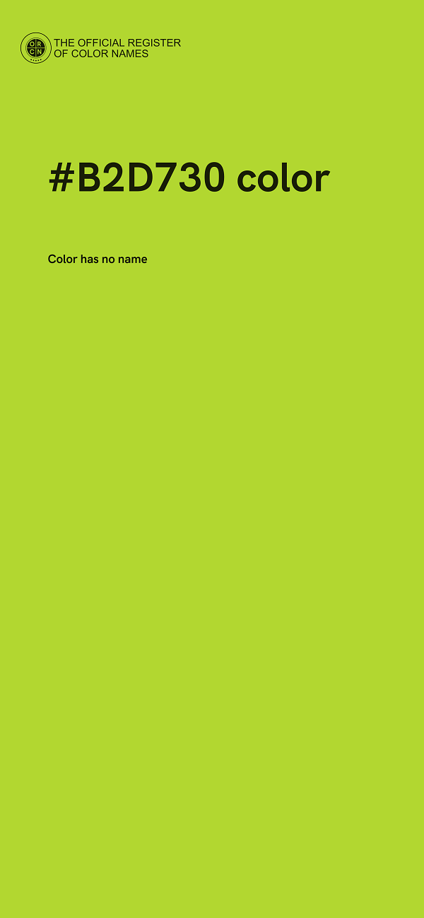 #B2D730 color image