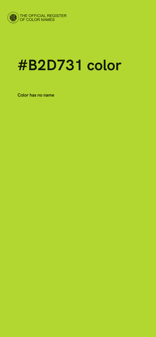 #B2D731 color image