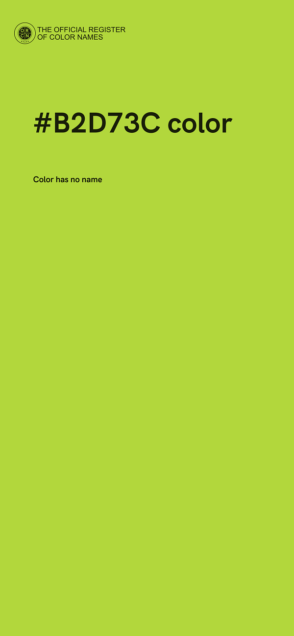 #B2D73C color image