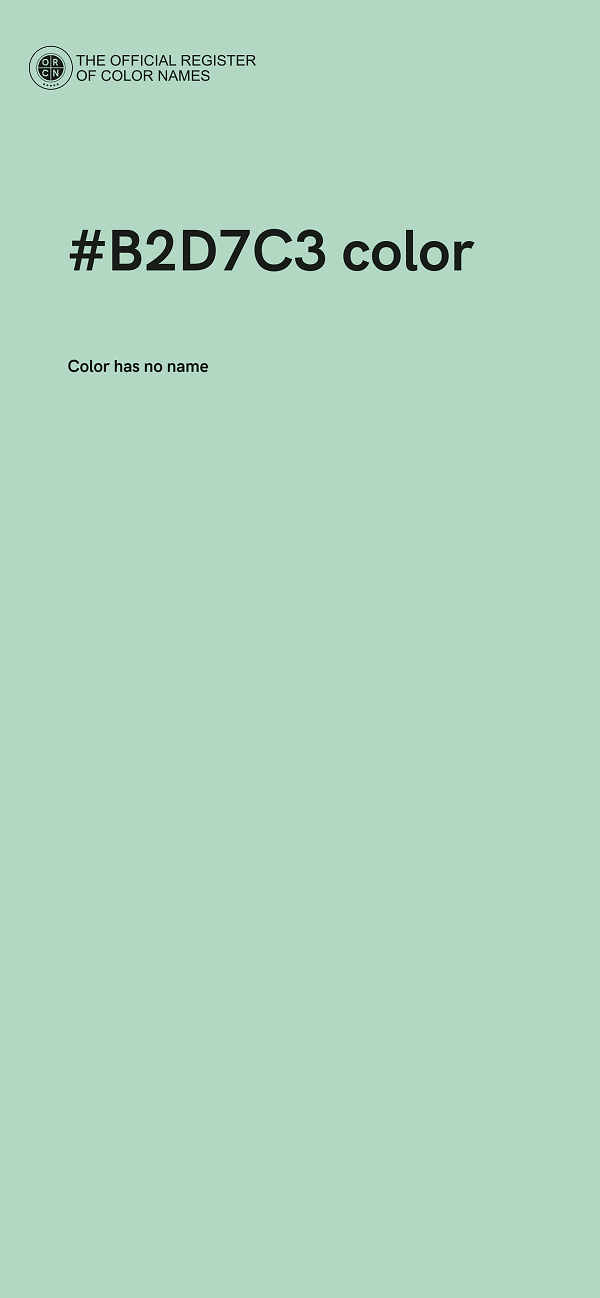#B2D7C3 color image