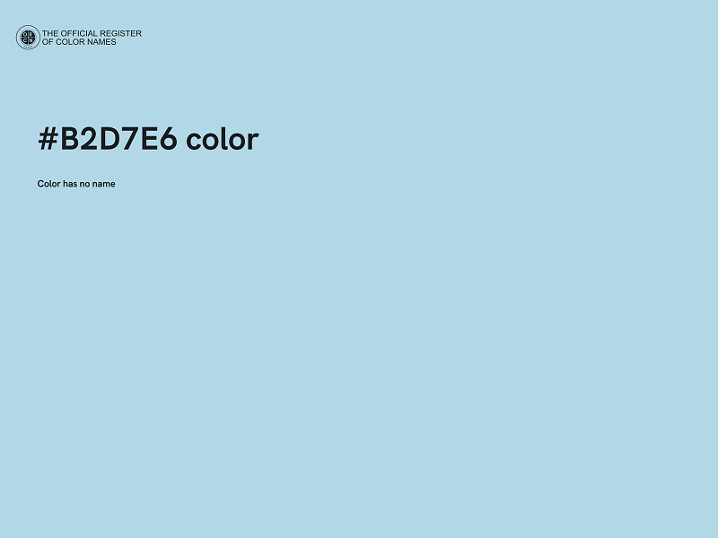 #B2D7E6 color image