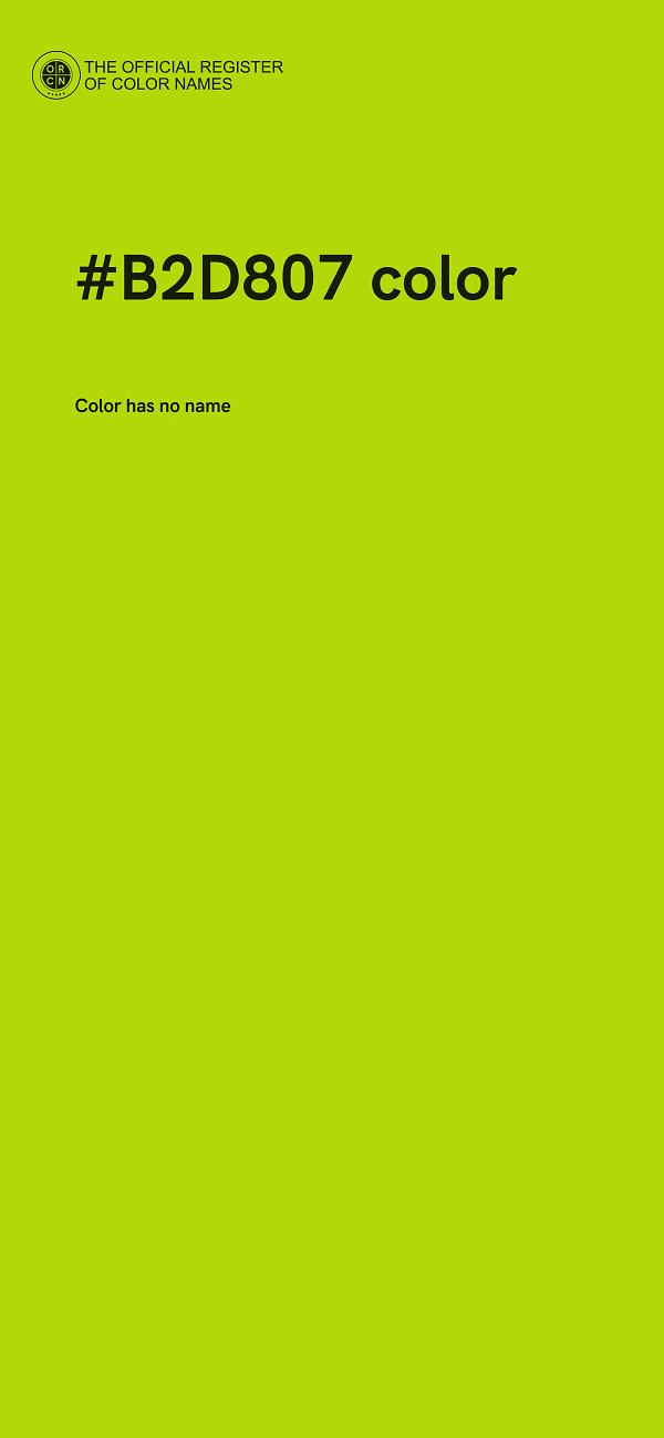 #B2D807 color image