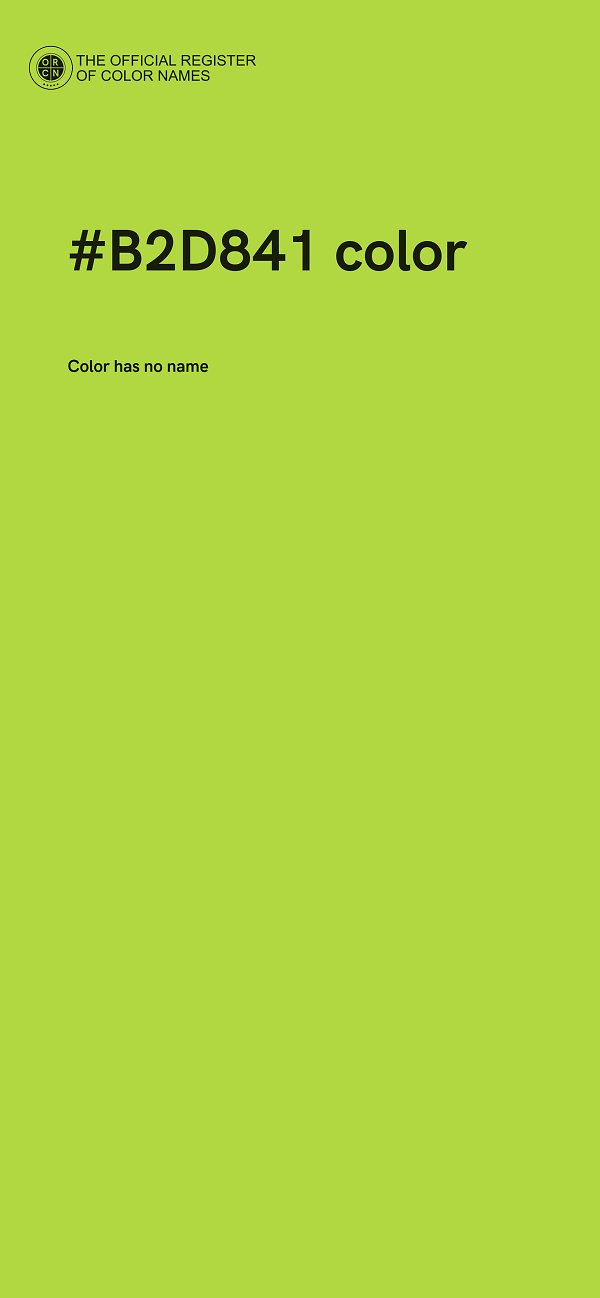 #B2D841 color image