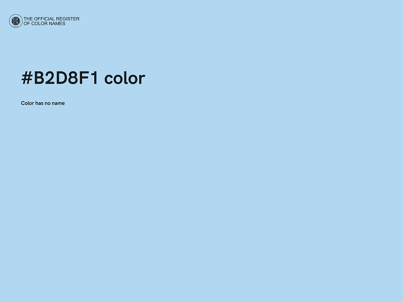 #B2D8F1 color image