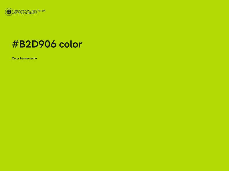 #B2D906 color image