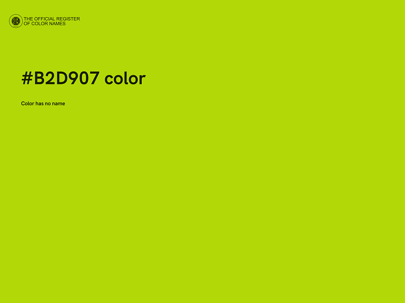 #B2D907 color image