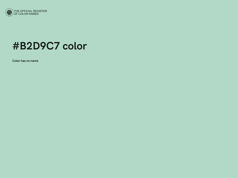 #B2D9C7 color image