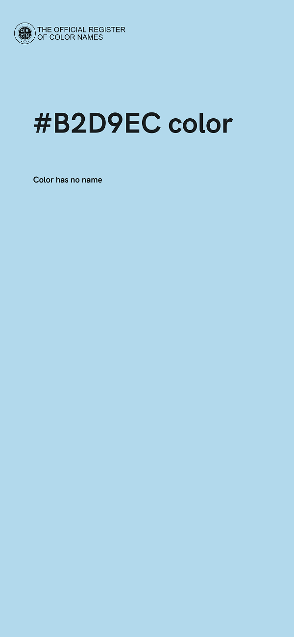 #B2D9EC color image