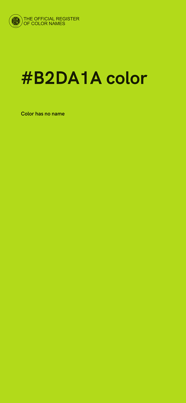 #B2DA1A color image