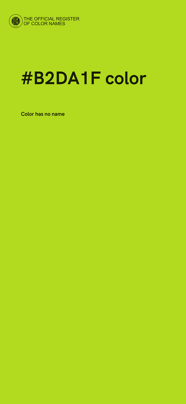 #B2DA1F color image