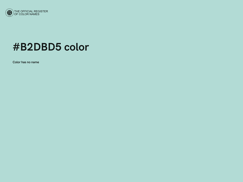 #B2DBD5 color image