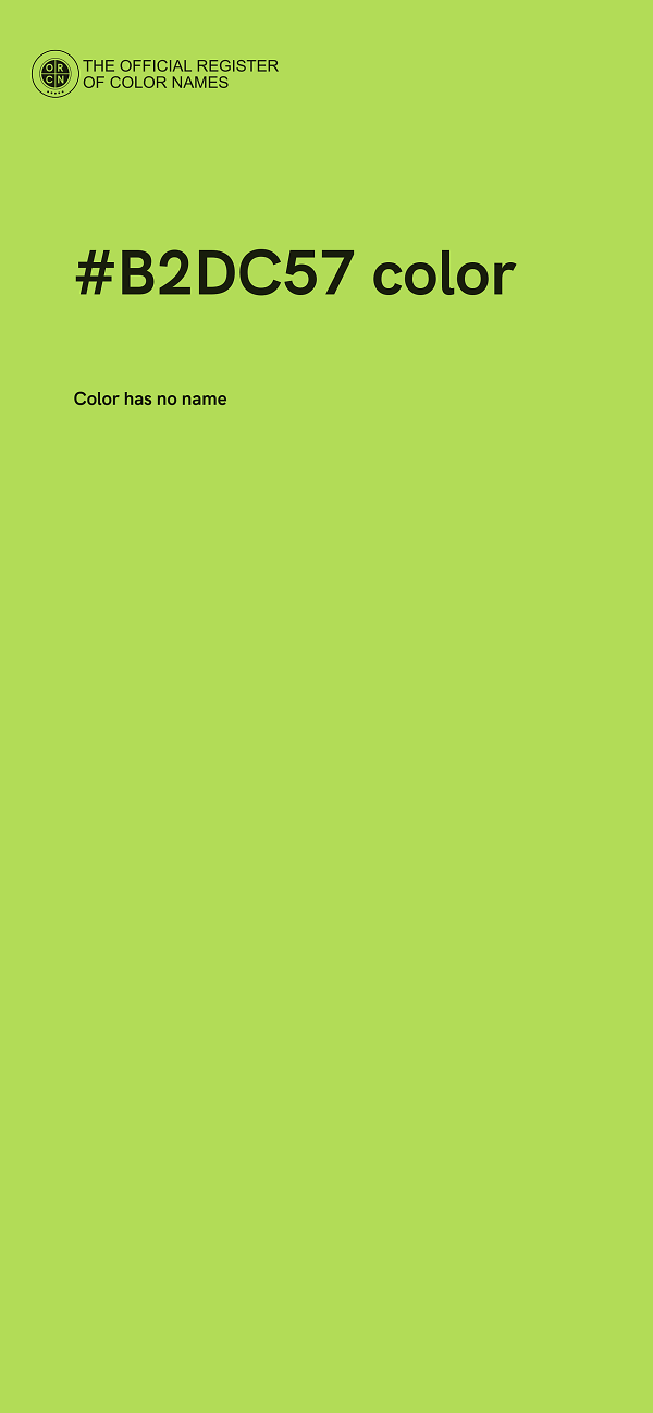 #B2DC57 color image