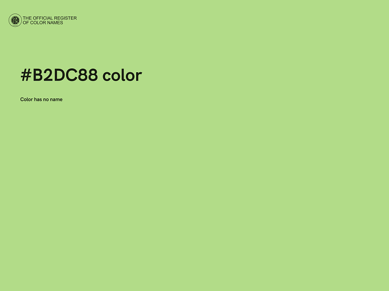 #B2DC88 color image