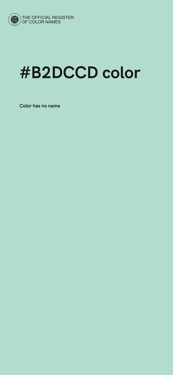 #B2DCCD color image