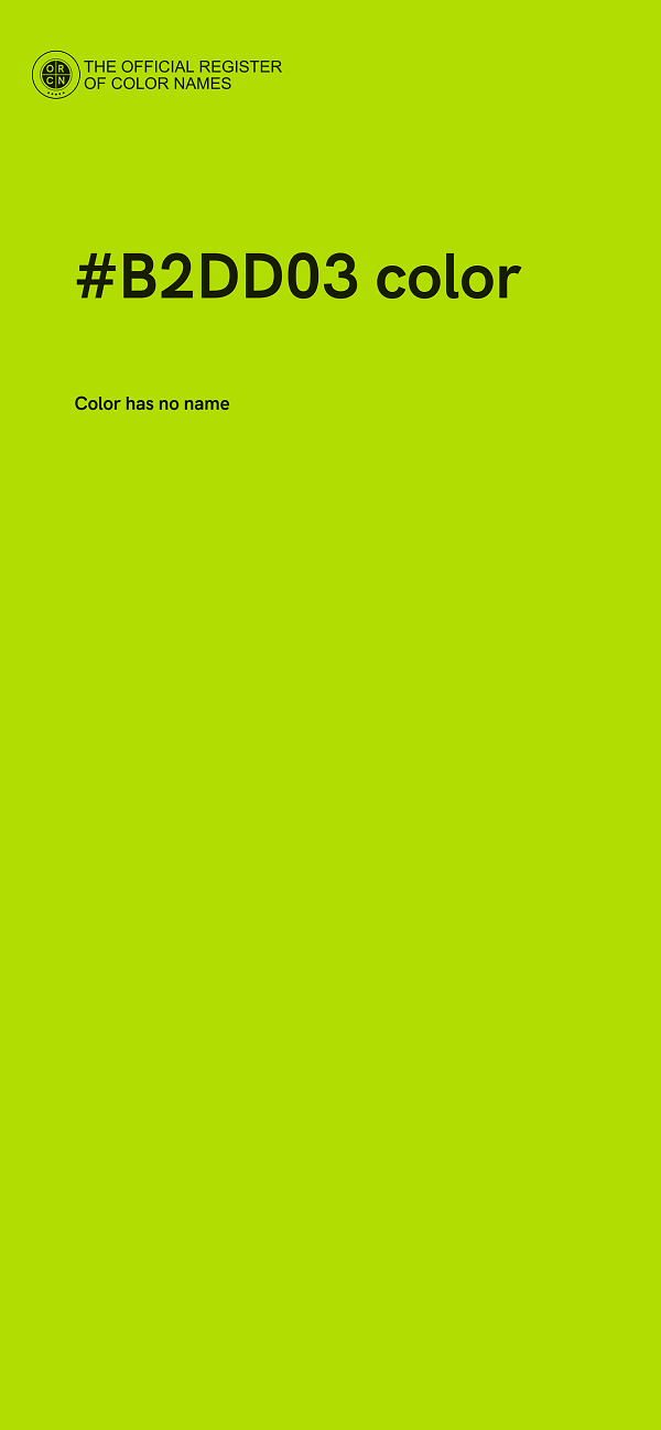 #B2DD03 color image