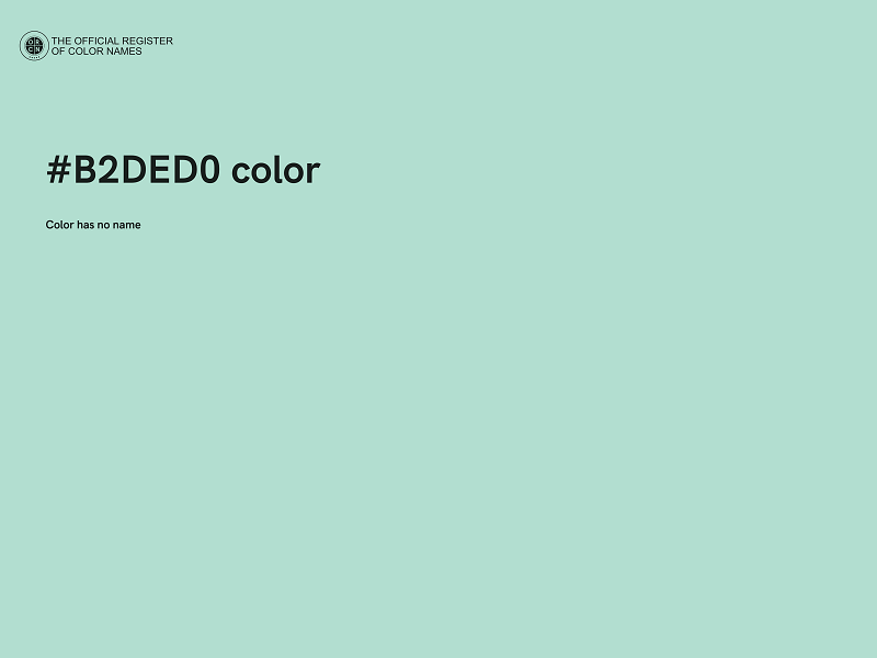 #B2DED0 color image