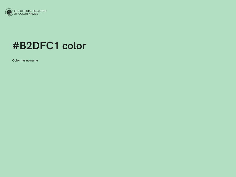 #B2DFC1 color image